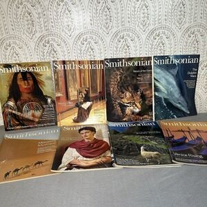 Lot Of 8 Smithsonian Magazines 2002-2003 Frida Kahlo Native American History Art
